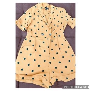 Mustard Romper - Size S